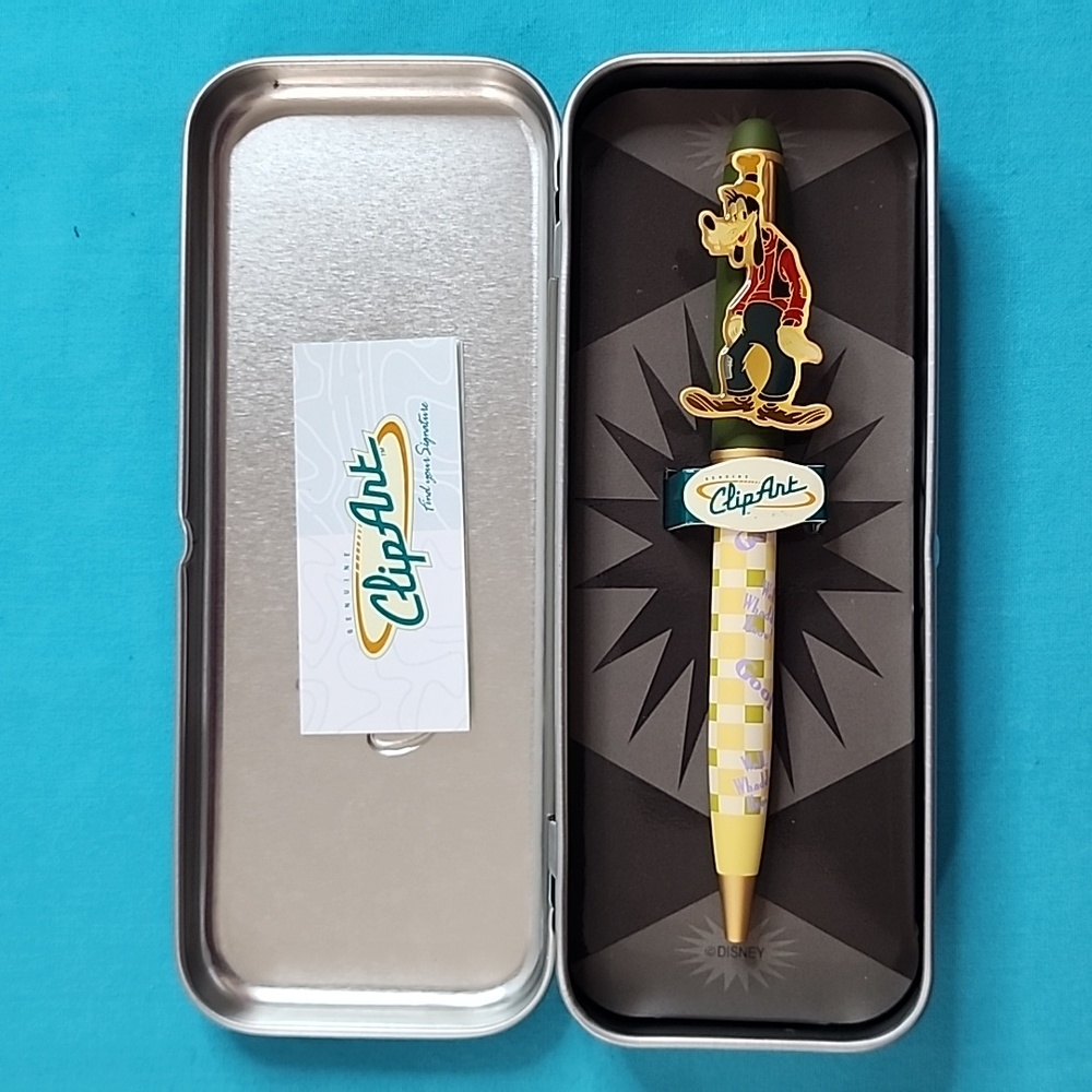 BNIB Disney Gallery Clip Art Goofy Collectors Pen